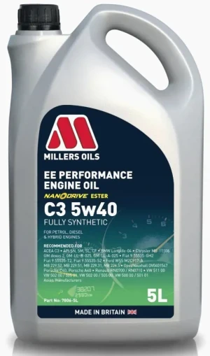 7806-5 MILLERS OILS Millers ee performance c3 5w-40 5l olej syntetyczny