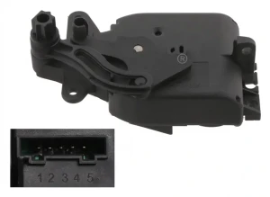 Zawór przełączający nawiew kabiny AUDI A3 8L S3, 1.8, 1.6, 1.9 TDI, 1.8 T FEBI BILSTEIN