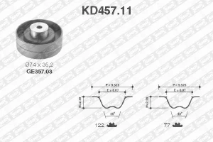 KD457.11 SNR Zestaw paska rozrządu