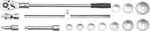 202619 YATO Yato yt-1334 zestaw kluczy nasadowych 3/4" 15 el. crv
