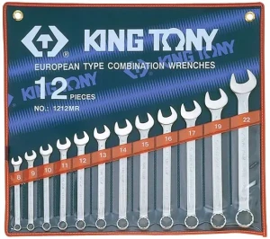 1212MR KING TONY King tony zestaw kluczy płasko-oczkowych 8-22mm 12szt.