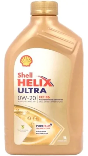 0W20 ULTRA ECT C6 1L SHELL Shell helix ultra 0w-20 ect c6 olej silnikowy syntetyczny 1l