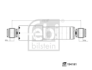 Amortyzator CITROËN JUMPER I 2.0, 2.8 HDi FEBI BILSTEIN