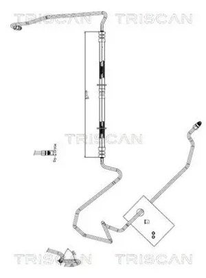 8516 27004 TRISCAN Wąż hydrauliczny, system kierowania