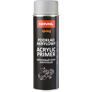 34402 NOVOL Novol szary podkład akrylowy w sprayu 500ml