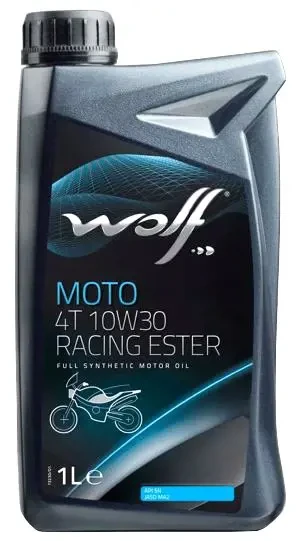 01E480 WOLF Moto racing ester 4t 10w30 1l - syntetyczny olej motocyklowy