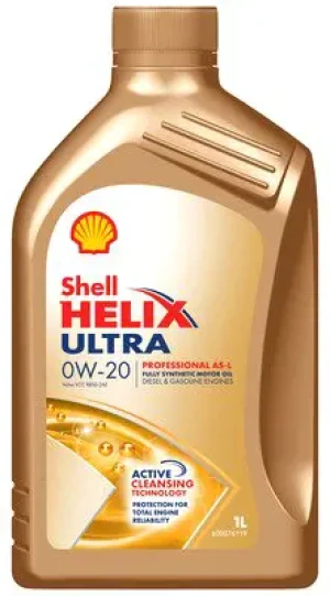 OLESHE0W20ASL1L SHELL Shell helix ultra pro as-l 0w-20 olej silnikowy syntetyczny 1l
