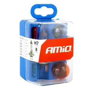 AMI01499 AMIO Amio zestaw żarówek h7 i bezpieczników 8szt 12v 55w