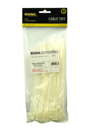 LED8696 BOSMA Bosma opaska kablowa 4,8x370 mm 100 szt. biała mocna