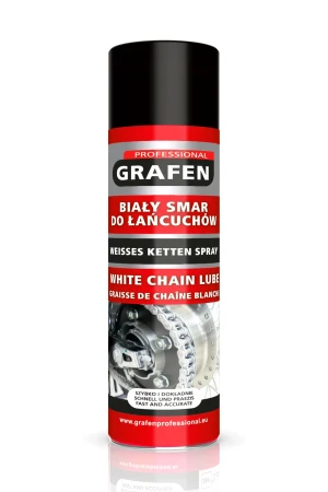003XFA GRAFEN PROFESSIONAL Grafen professional biały smar do łańcuchów 400ml gpcl