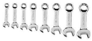 NEO09-791 NEO Neo tools klucze płasko-oczkowe krótkie 8-19mm 8szt. 09-791