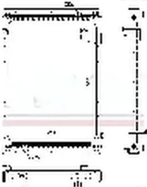 67195 NISSENS Chłodnica wody