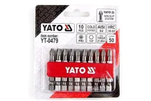 YATYT-0478 YATO Yato groty do wkrętarki ph2 50mm zestaw 10szt. yt-0478