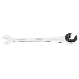 NEO09-261 NEO Klucz płasko-oczkowy z grzechotką rozcięty 14mm crv 09-261