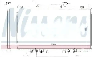68606 NISSENS Chłodnica wody