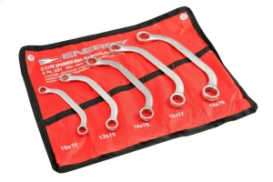 GAZNE01017SK5 ENERGY Zestaw kluczy oczkowych wygiętych 10-19mm ne01017sk5