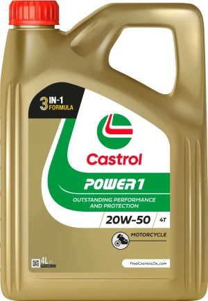 20W50POW1 4T 4L CASTROL Castrol power 1 4t 20w-50 olej silnikowy mineralny 4l