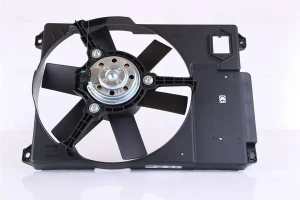 Wentylator chłodnicy 240w z ramą CITROËN JUMPER 2.2 HDi, 2.8 HDi, 2.0 HDi NISSENS