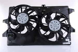 Wentylator chłodnicy z ramą FORD MONDEO II 2.0 i, 1.8 i, 1.6 i, 2.5 24V, 2.5 ST, 1.8 TD NISSENS