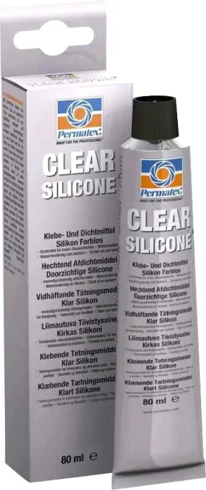 090051 PERMATEX Permatex przeźroczysty uszczelniacz silikonowy rtv 85g amt60-005