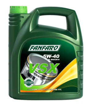 5W40 EXPERT VSX 4L FANFARO Fanfaro vsx 5w-40 4l olej silnikowy syntetyczny ff6702-4