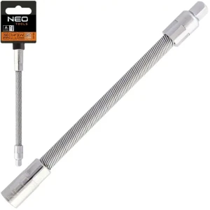 NEO08-557 NEO Przedłużka elastyczna 1/4", 140mm stal crv 08-557