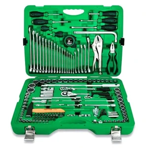 GCAI144R TOPTUL Zestaw narzędzi 1/4" 3/8" 1/2" 144el - profesjonalny komplet