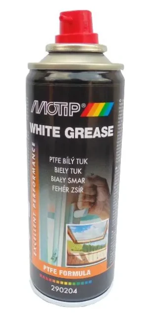 MTP290204 MOTIP Biały smar uniwersalny w sprayu 200ml