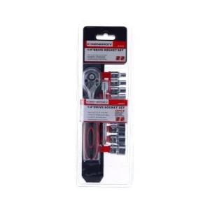 GAZNE00296 ENERGY Zestaw nasadek z grzechotką 1/4" 11el. ne00296