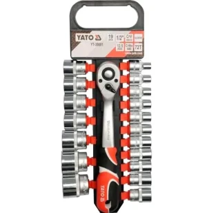 YATYT-38681 YATO Yato zestaw kluczy nasadowych 19szt 1/2'' 8-32mm yt-38681