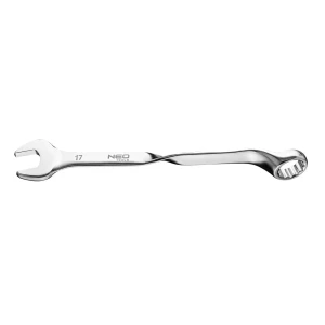 09-784 NEO NEO Tools klucz płasko-oczkowy skręcony 90° 17mm 09-784