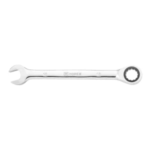 35D744 TOPEX TOPEX Topex klucz płasko-oczkowy z grzechotką 19mm 35d746 crv