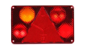 114 W21L WAŚ 114 lampa tylna zespolona lewa prostokątna 12/24v