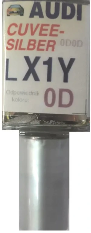 ARAX1Y ARA SYSTEM Audi lx1y 0d cuveesilber lakier zaprawka do rys 10ml