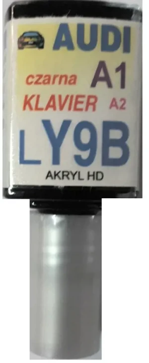 ARAY9B ARA SYSTEM Lakier zaprawka audi skoda vw ly9b czarny brillant schwarz 10ml