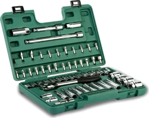 SAT09007 SATA Sata zestaw kluczy nasadowych 1/2'' metr 58szt. 09007