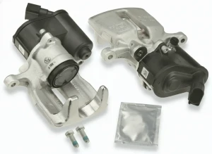 Zacisk hamulca tył elektryczny AUDI A6 C6 TRW