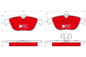 Klocki hamulcowe tył MERCEDES-BENZ KLASA E C207 TRW