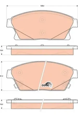 Klocki hamulcowe przód OPEL MOKKA I TRW