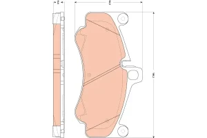 Klocki hamulcowe przód PORSCHE 911 VI TRW