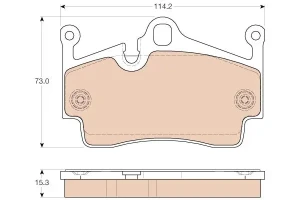 Klocki hamulcowe tył PORSCHE CAYMAN II TRW
