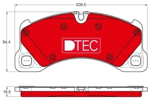Klocki hamulcowe przód PORSCHE PANAMERA I TRW
