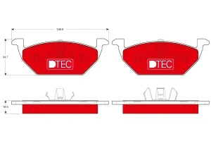 Klocki hamulcowe przód VW POLO III TRW