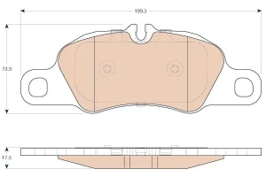 Klocki hamulcowe przód PORSCHE 911 VII TRW