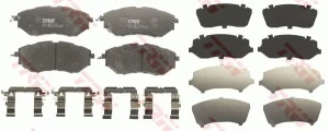 Klocki hamulcowe przód SUBARU LEGACY IV TRW