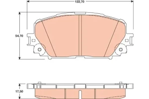 Klocki hamulcowe przód TOYOTA YARIS III TRW