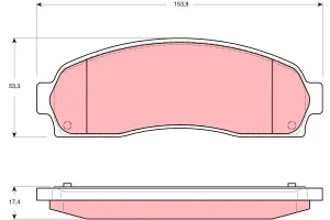 Klocki hamulcowe przód FORD USA EXPLORER TRW