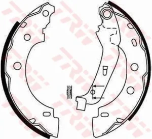Szczęki hamulcowe tył NISSAN KUBISTAR TRW