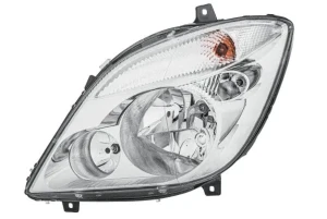 Reflektor lampa lewa z silniczkiem do regulacji MERCEDES-BENZ SPRINTER B906 HELLA