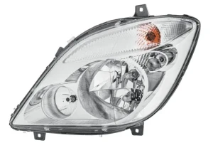 Reflektor lampa lewa z silniczkiem do regulacji MERCEDES-BENZ SPRINTER B906 HELLA
